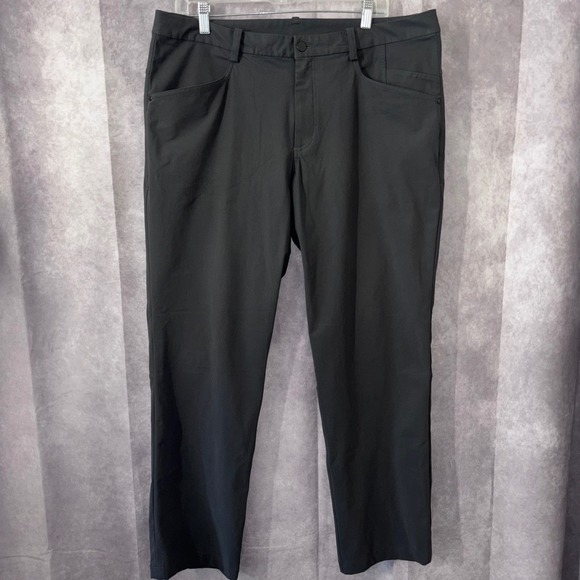 lululemon athletica Other - Lulululemon Men Size38 ABC Pants Warpstreme Commuter Dress Casual Charcoal Grey